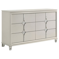 Best Furniture Outlet - Coaster - Olivia 6-drawer Dresser Cabinet Pearl White - 224953