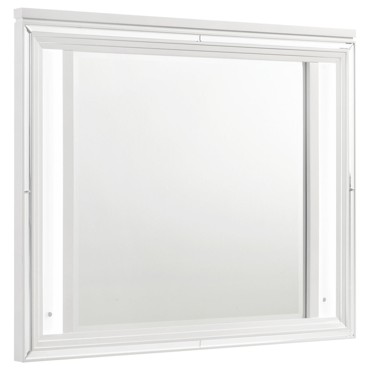 Best Furniture Outlet - Coaster - Marmore LED Dresser Mirror White - 224964