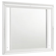 Best Furniture Outlet - Coaster - Marmore LED Dresser Mirror White - 224964