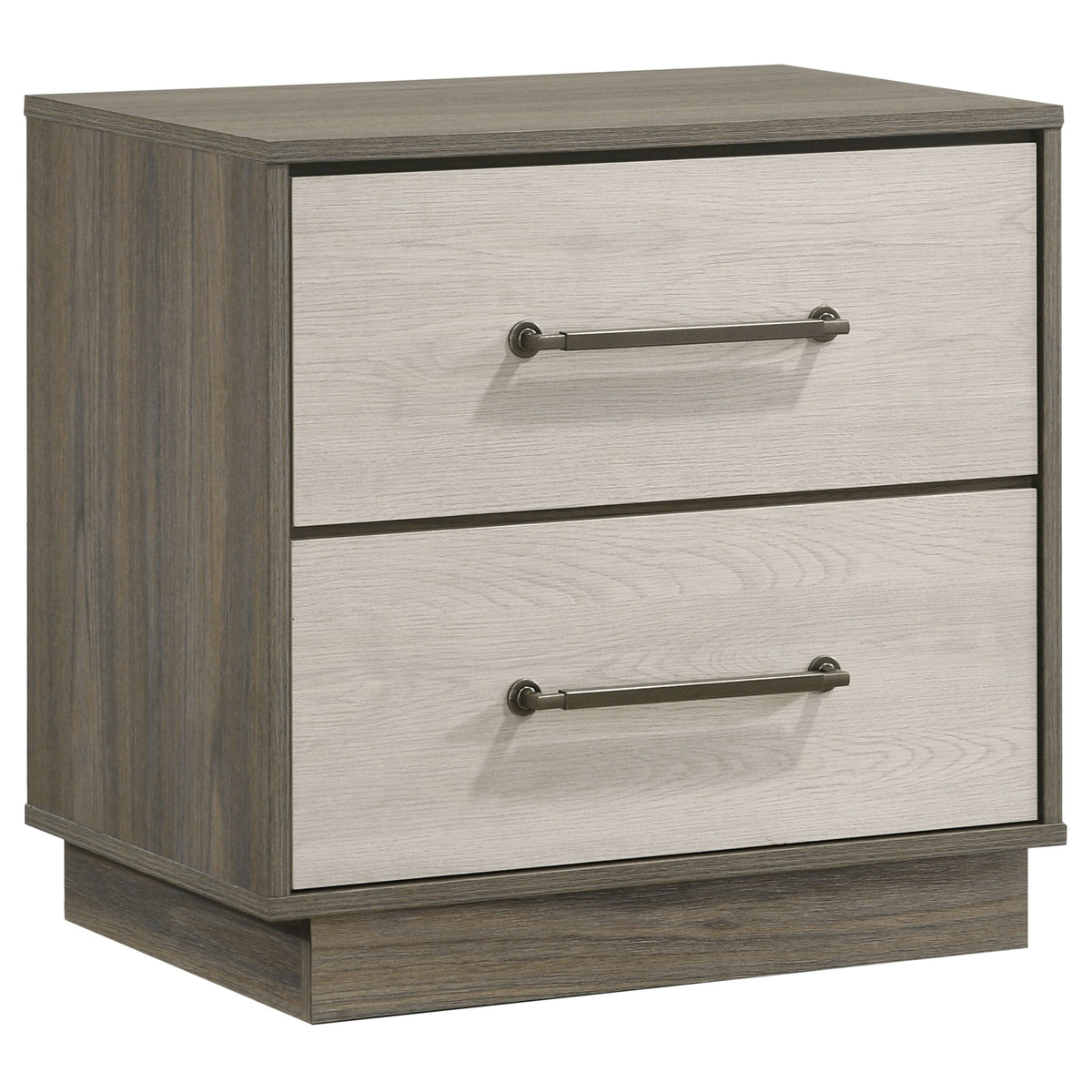 Best Furniture Outlet - Coaster - Fenwick 2-drawer Nightstand Bedside Table Grey Oak - 224982
