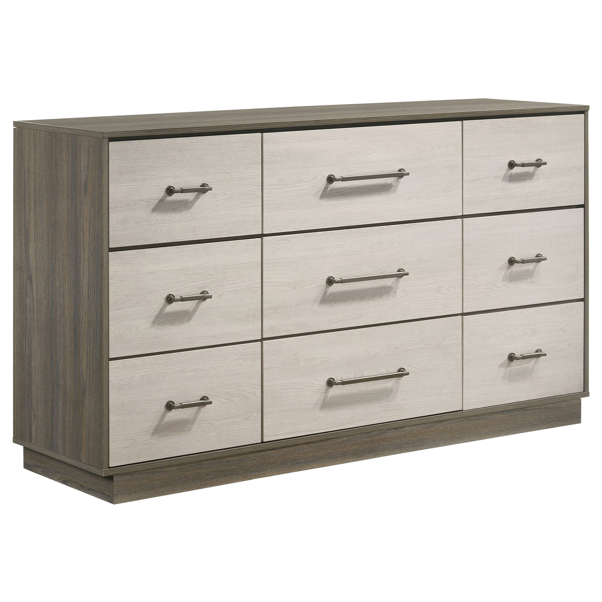 Best Furniture Outlet - Coaster - Fenwick 9-drawer Dresser Grey Oak - 224983