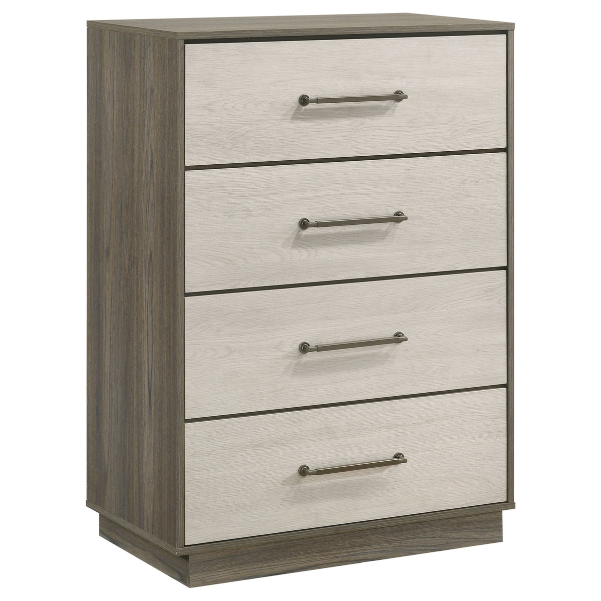 Best Furniture Outlet - Coaster - Fenwick 4-drawer Chest of Drawers Grey Oak - 224985