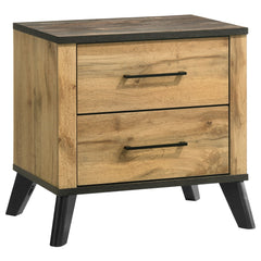 Best Furniture Outlet - Coaster - Kaywood 2-drawer Nightstand Bedside Table Natural Pine - 225002