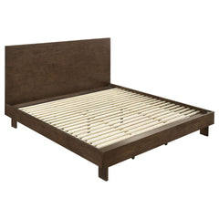Best Furniture Outlet - Coaster - Glenwood 48-inch Eastern King Platform Panel Bed Warm Brown - 225011KE