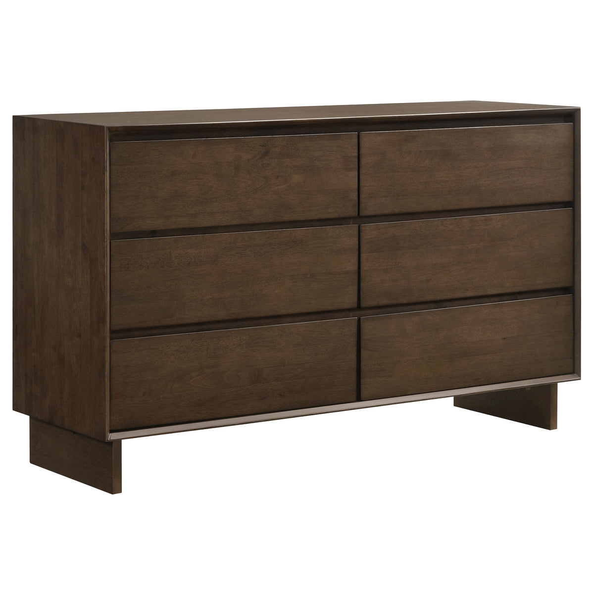 Best Furniture Outlet - Coaster - Glenwood 6-drawer Dresser Cabinet Warm Brown - 225013