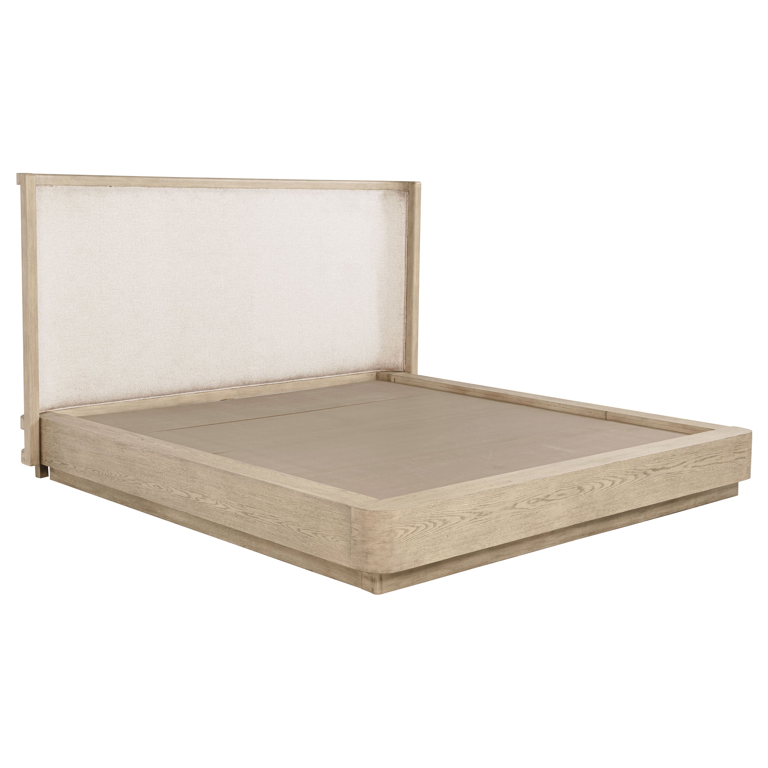 Best Furniture Outlet - Coaster - Kailani 49-inch Eastern King Wingback Bed Beige Oak - 225041KE
