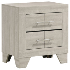 Best Furniture Outlet - Coaster - Trenton 2-drawer Nightstand Bedside Table Rustic Cream - 225062