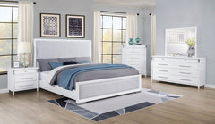 Best Furniture Outlet - Coaster - Gracemont 5-piece California King Bedroom Set White - 225071KW-S5