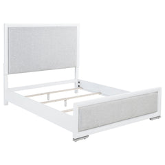Best Furniture Outlet - Coaster - Gracemont 57-inch Queen Panel Bed Grey and White - 225071Q