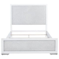 Gracemont 57-inch Queen Panel Bed Grey and White