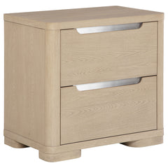 Best Furniture Outlet - Coaster - Ladera 2-drawer Nightstand Bedside Table Light Elm - 225082