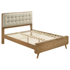 Best Furniture Outlet - Coaster - Robyn Wood Queen Platform Bed Light Ash - 225091Q