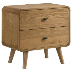 Best Furniture Outlet - Coaster - Robyn 2-drawer Nightstand Bedside Table Light Ash - 225092