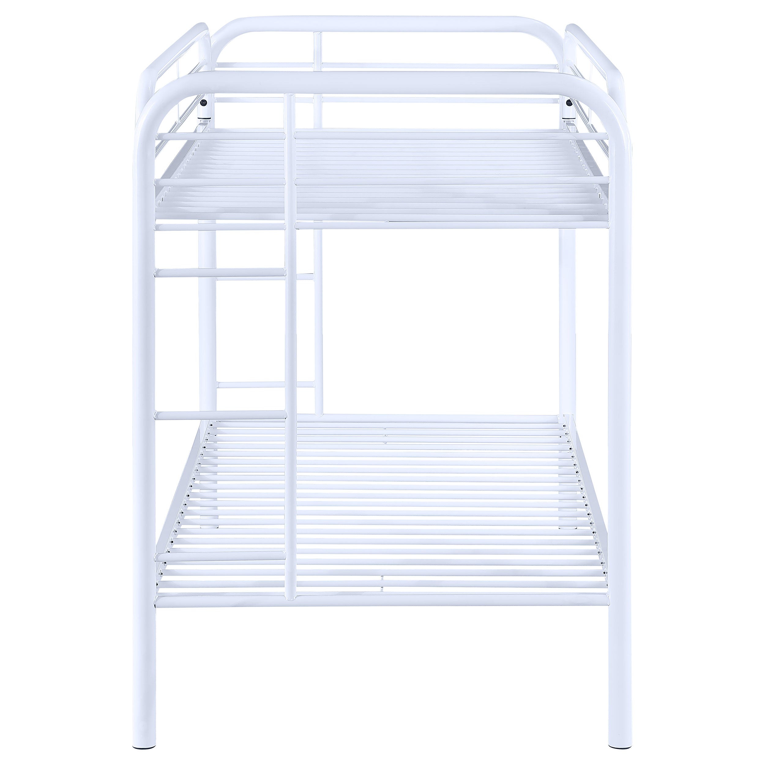 Morgan Metal Twin Over Twin Bunk Bed White