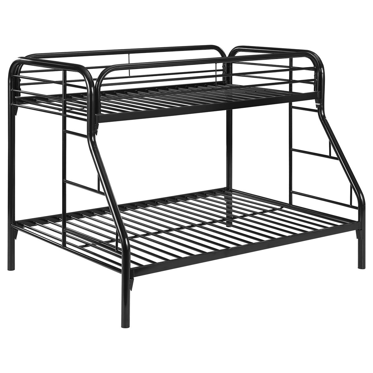 Best Furniture Outlet - Coaster - Morgan Metal Twin Over Full Bunk Bed Black - 2258K