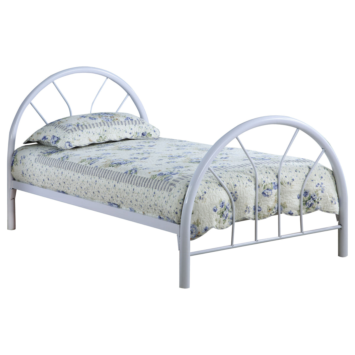 Best Furniture Outlet - Coaster - Marjorie Metal Twin Open Frame Bed White - 2389W