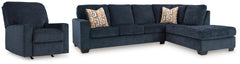 Best Furniture Outlet - Ashley Furniture - Aviemore 2-Piece Sectional and Recliner - 2-Piece Sectional and Recliner - 24303U6
