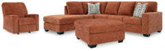 Aviemore 2-Piece Sectional with Chaise, Recliner and Ottoman