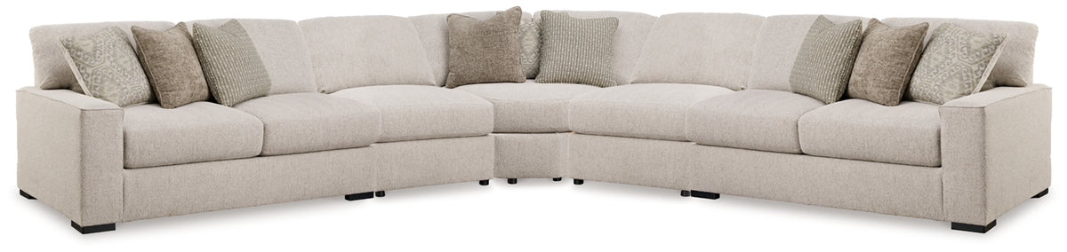 Best Furniture Outlet - Ashley Furniture - Ballyton Sectional - RAF 5-Piece Sectional - 25102S3