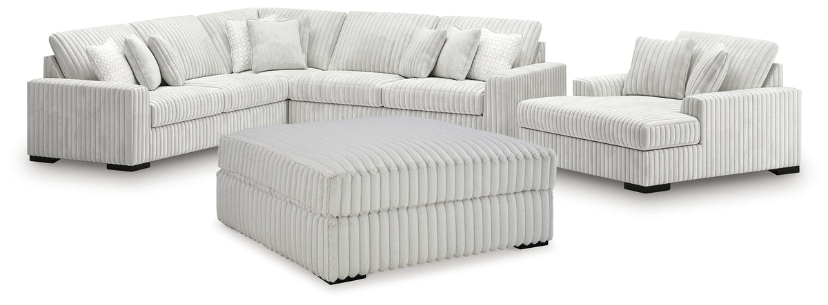 Best Furniture Outlet - Ashley Furniture - Stupendous 4-Piece Sectionals and Ottoman - 4-Piece Sectionals and Ottoman - 25903U5