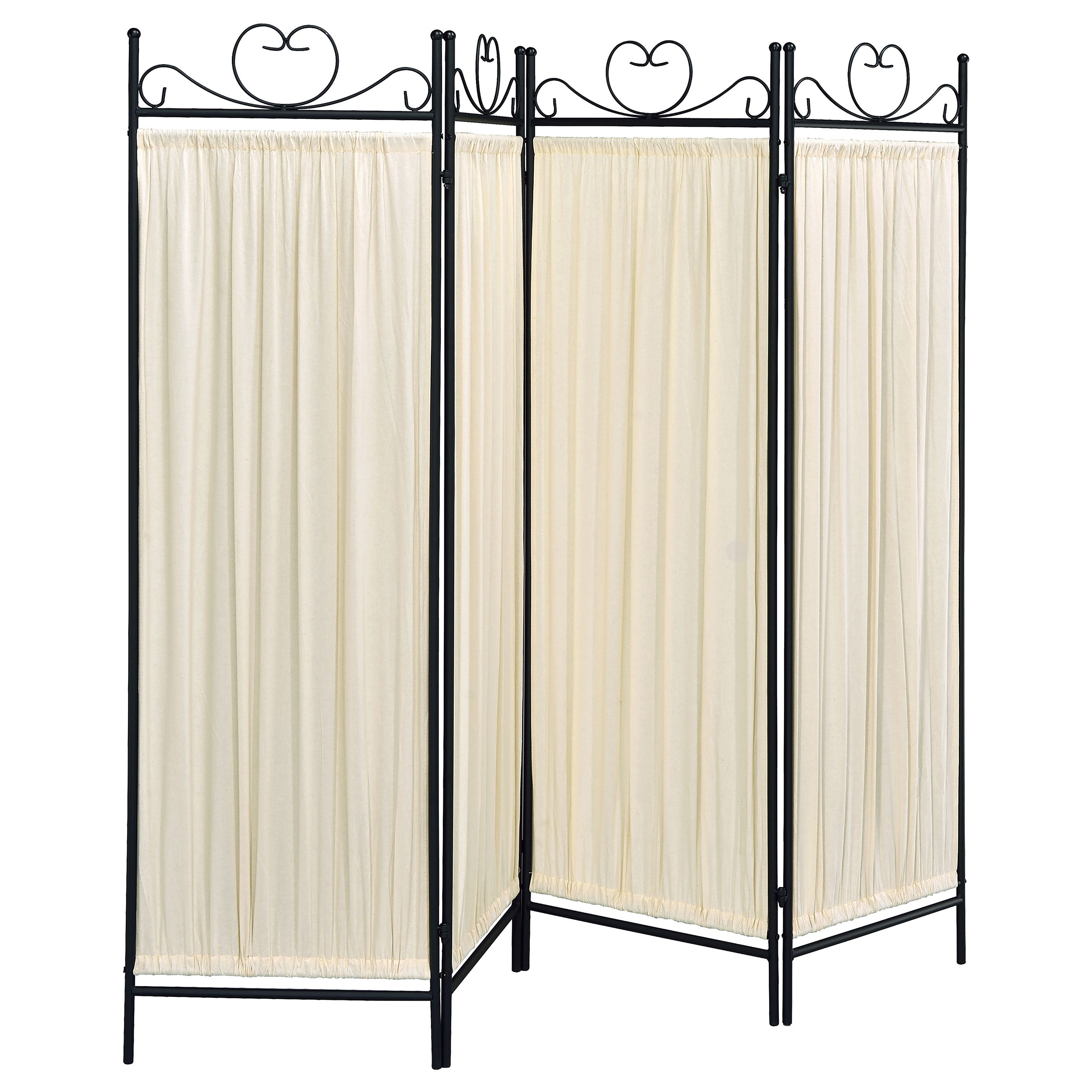 Best Furniture Outlet - Coaster - Dove 4-Panel Room Divider Folding Shoji Screen Beige - 2710
