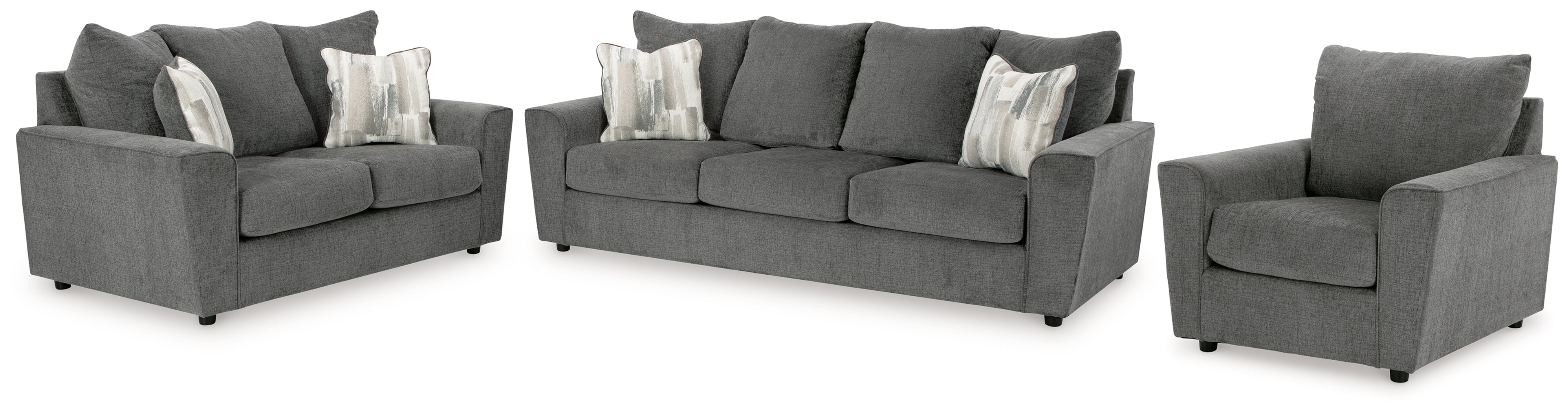 Best Furniture Outlet - Ashley Furniture - Stairatt Sofa, Loveseat and Chair - Sofa, Loveseat and Chair - 28502U5