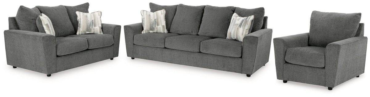 Best Furniture Outlet - Ashley Furniture - Stairatt Sofa, Loveseat and Chair - Sofa, Loveseat and Chair - 28502U5