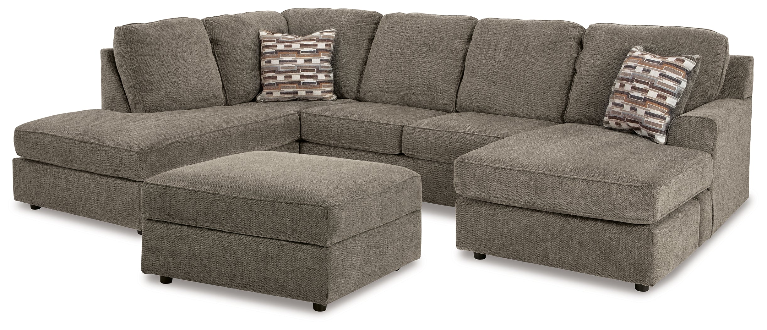 Best Furniture Outlet - Ashley Furniture - O'Phannon 2-Piece Sectional and Ottoman - 2-Piece Sectional and Ottoman - 29402U1
