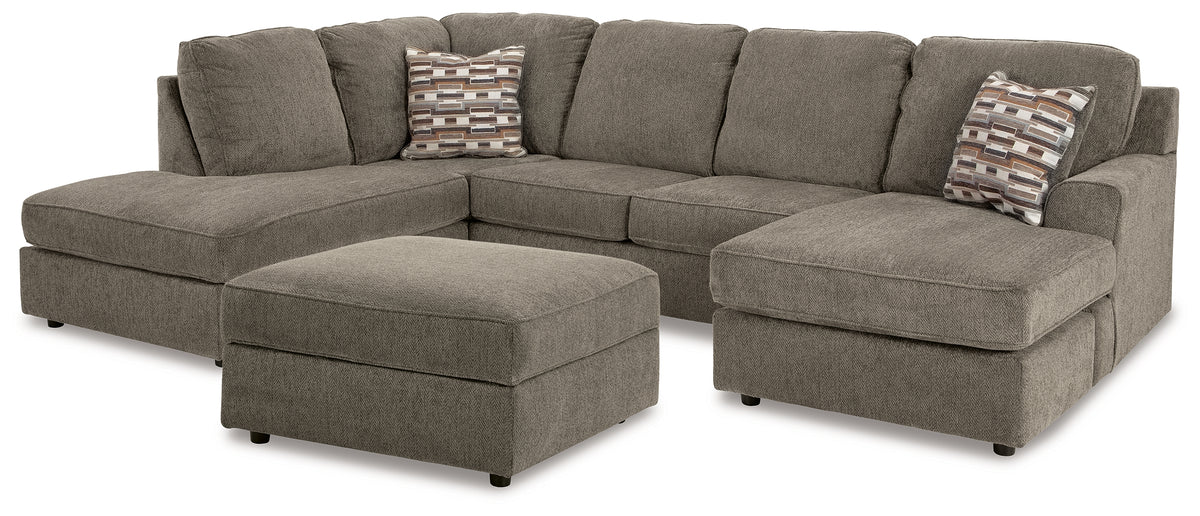 Best Furniture Outlet - Ashley Furniture - O'Phannon 2-Piece Sectional and Ottoman - 2-Piece Sectional and Ottoman - 29402U1