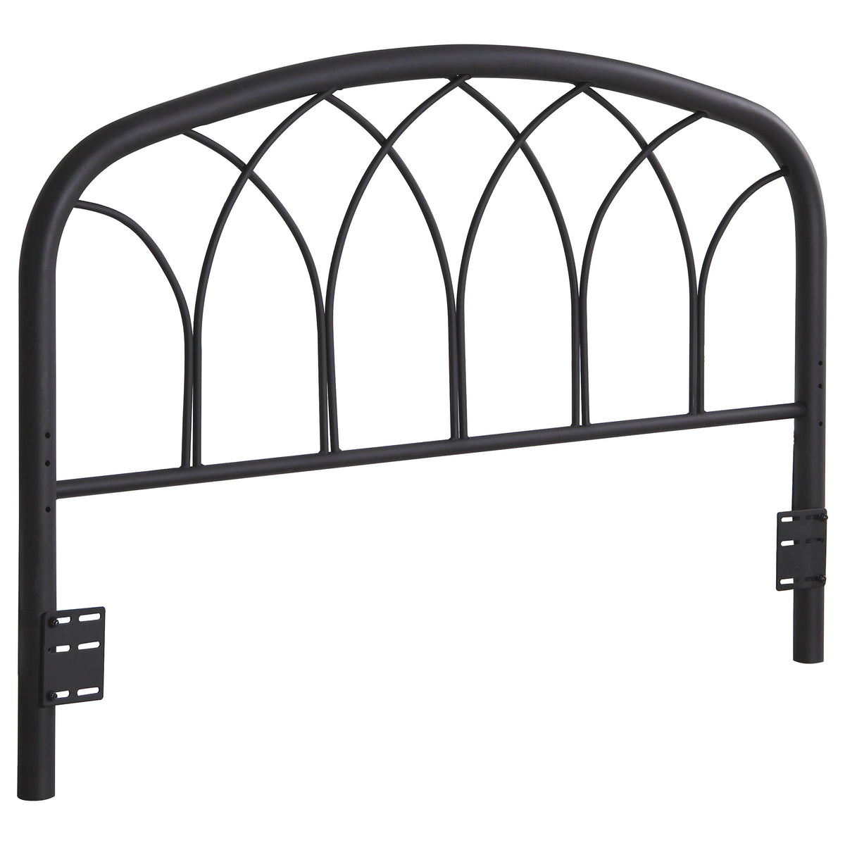 Best Furniture Outlet - Coaster - Anderson Metal Queen or Full Open Frame Headboard Black - 300184QF