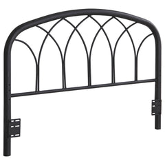 Best Furniture Outlet - Coaster - Anderson Metal Queen or Full Open Frame Headboard Black - 300184QF