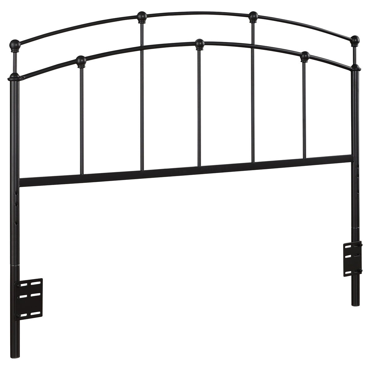 Best Furniture Outlet - Coaster - Bryant Metal Queen or Full Open Frame Headboard Black - 300190QF