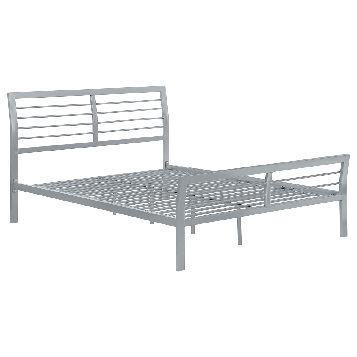 Best Furniture Outlet - Coaster - Cooper Metal Full Open Frame Bed Silver - 300201F