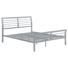 Best Furniture Outlet - Coaster - Cooper Metal Full Open Frame Bed Silver - 300201F