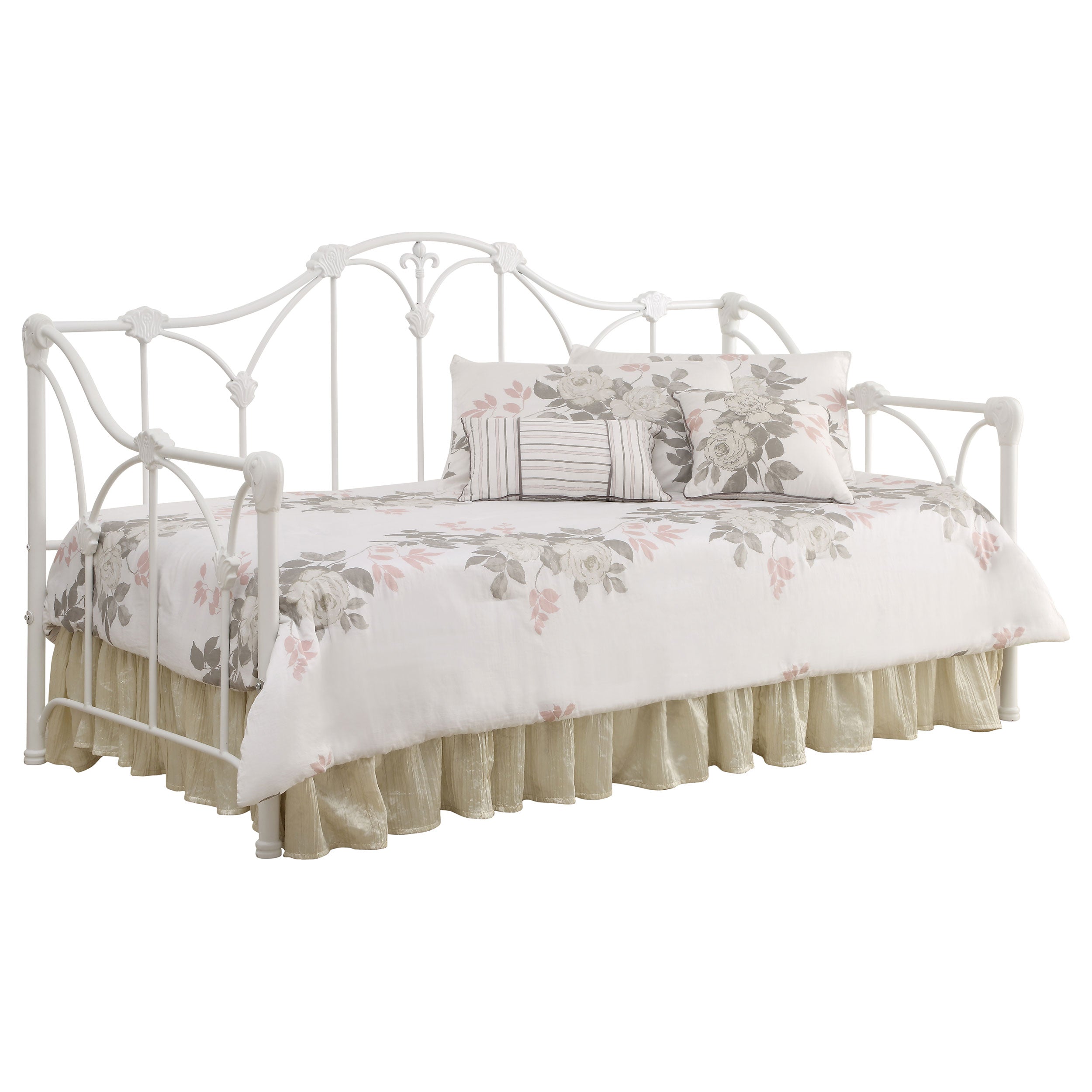 Best Furniture Outlet - Coaster - Halladay Metal Twin Daybed White - 300216