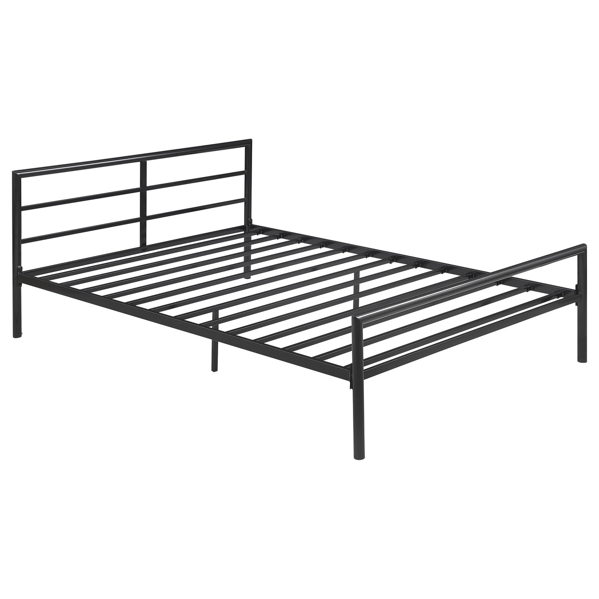 Best Furniture Outlet - Coaster - Fisher Metal Full Open Frame Bed Gunmetal - 300279F