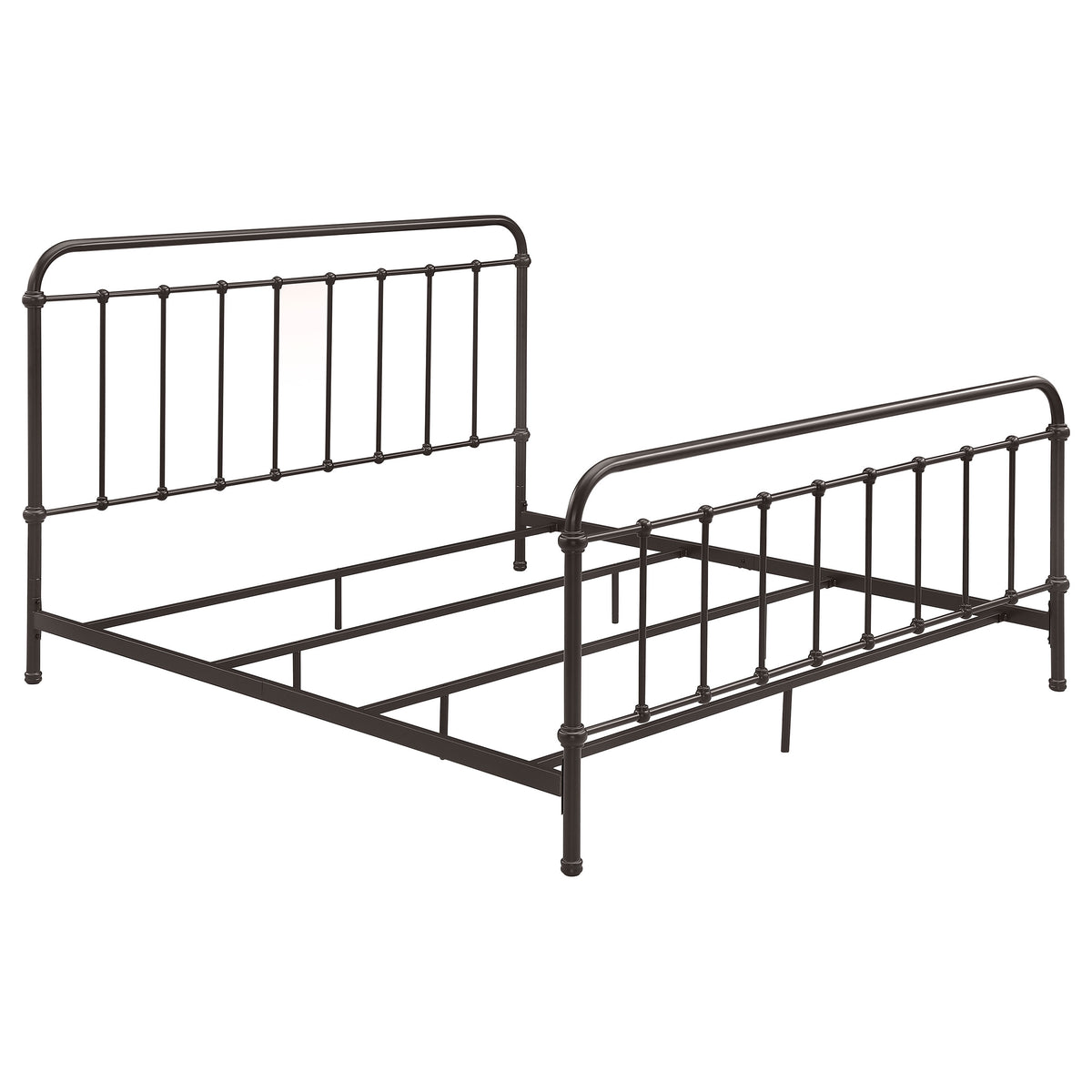 Best Furniture Outlet - Coaster - Livingston Metal Eastern King Open Frame Bed Dark Bronze - 300399KE