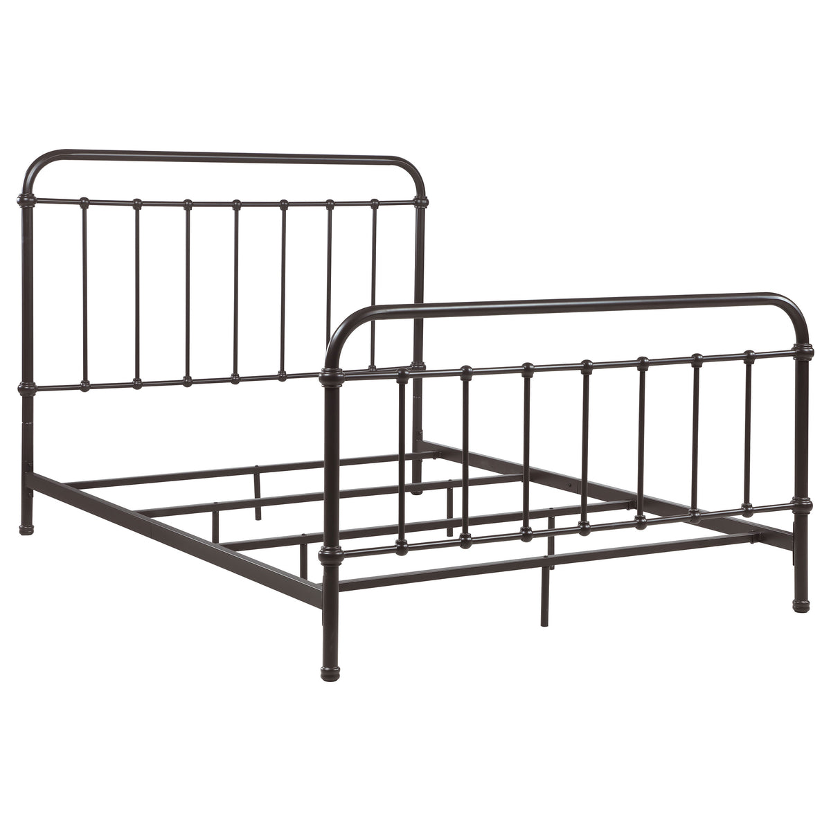 Best Furniture Outlet - Coaster - Livingston Metal Queen Open Frame Bed Dark Bronze - 300399Q