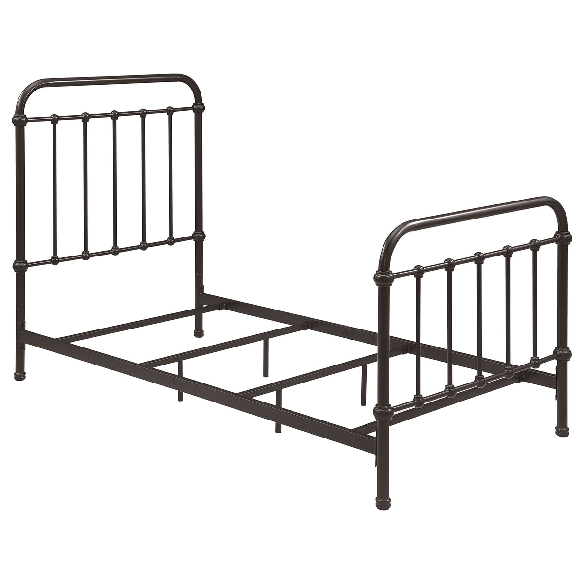 Best Furniture Outlet - Coaster - Livingston Metal Twin Open Frame Bed Dark Bronze - 300399T