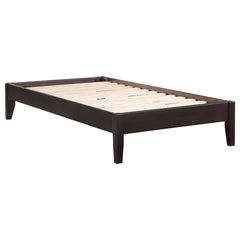 Best Furniture Outlet - Coaster - Hounslow Twin Universal Platform Bed Cappuccino - 300555T