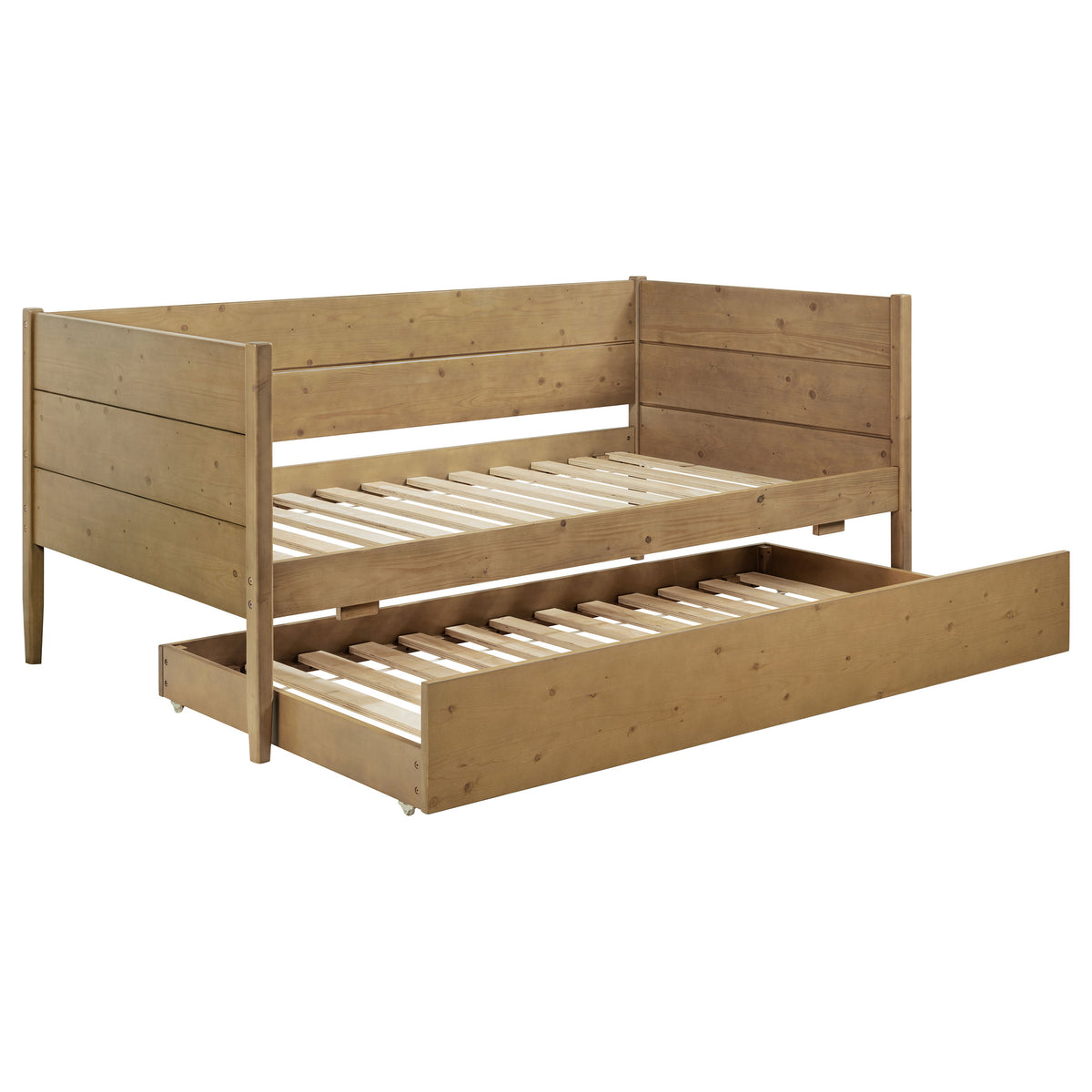 Best Furniture Outlet - Coaster - Calinda Wood Twin Daybed With Trundle Natural - 300685