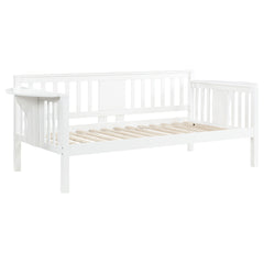 Best Furniture Outlet - Coaster - Bethany Wood Twin Daybed with Drop-down Tables White - 300837