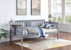 Best Furniture Outlet - Coaster - Bethany Wood Twin Daybed with Drop-down Tables Grey - 300838