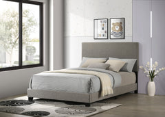 Best Furniture Outlet - Coaster - Dorian Fabric Upholstered Full Panel Bed Taupe - 300851F