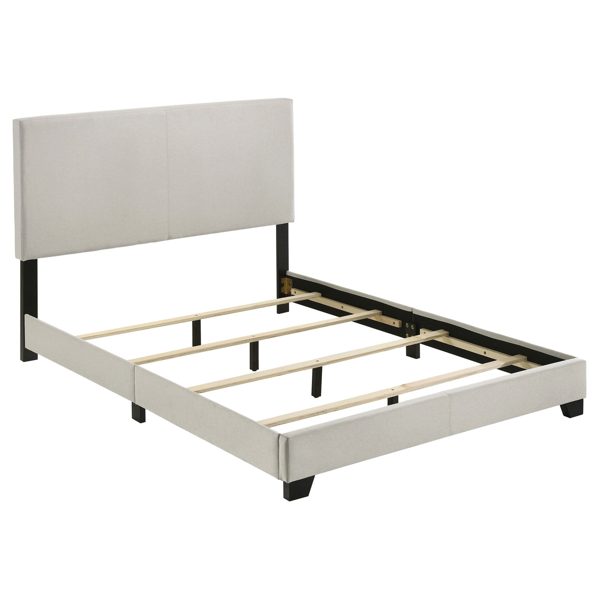 Best Furniture Outlet - Coaster - Dorian Fabric Upholstered Full Panel Bed Cream - 300852F