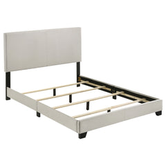 Best Furniture Outlet - Coaster - Dorian Fabric Upholstered Full Panel Bed Cream - 300852F