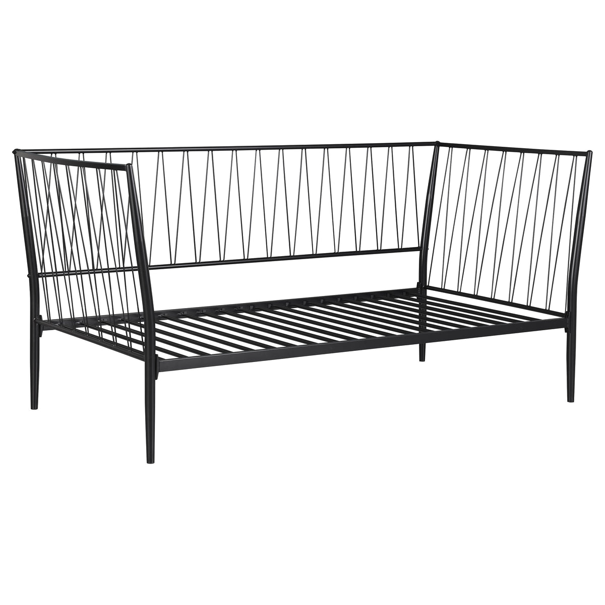 Best Furniture Outlet - Coaster - Richland Metal Twin Daybed Bed Frame Matte Black - 301057