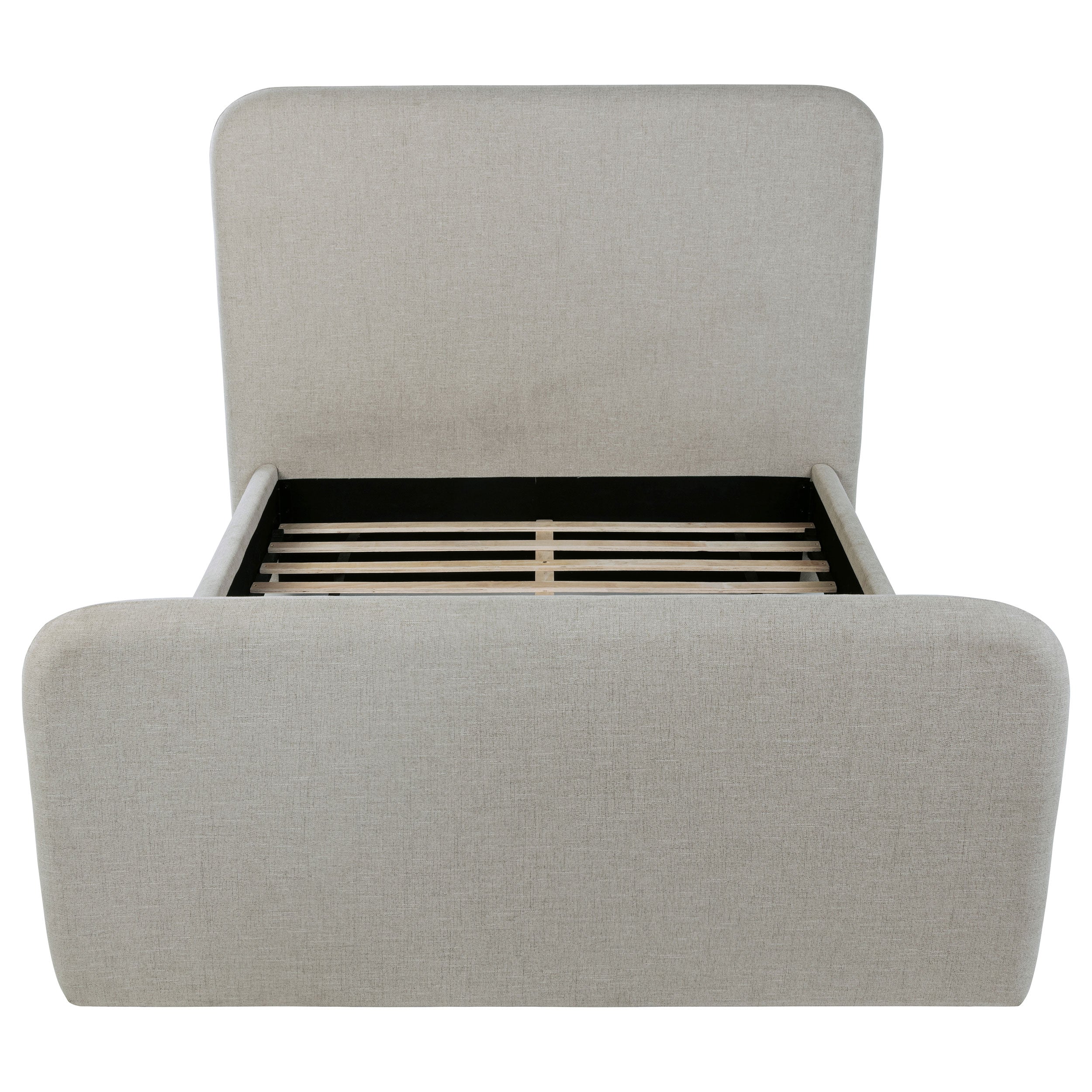 Wren Upholstered Queen Panel Bed Grey