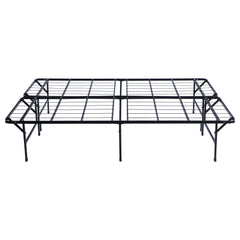 Mabel Metal Full Mattress Support Platform Bed Black