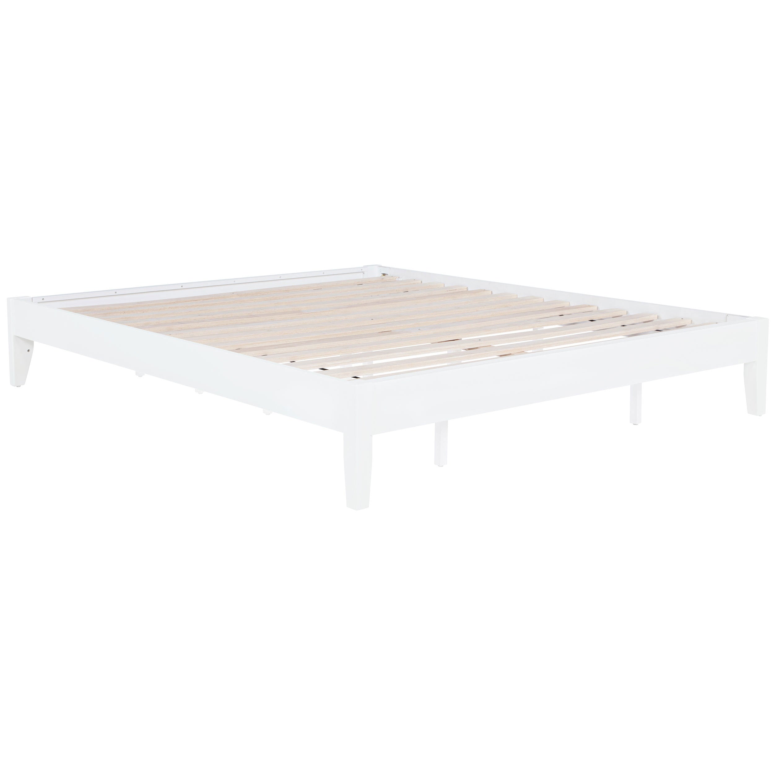 Best Furniture Outlet - Coaster - Hounslow Eastern King Universal Platform Bed White - 306128KE